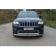 Защита передняя двойная 76-75 мм ТСС для Jeep Grand Cherokee 2013-2021
