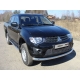 Защита переднего бампера 76 мм ТСС для Mitsubishi L200 2014-2015