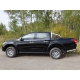 Защита заднего бампера центральная 76 мм ТСС для Mitsubishi L200 2015-2019