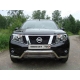 Защита передняя Кенгурятник с решеткой 60 /12 мм ТСС для Nissan Terrano 2014-2021