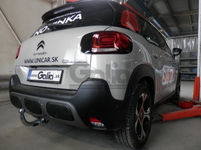 Фаркоп Galia шар С оцинкованный, быстросъемное крепление для Citroen C3 Aircross 2018-2021