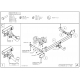 Фаркоп оцинкованный Galia шар C съемный для Land Rover Range Rover 2002-2012
