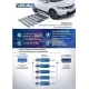 Пороги алюминиевые Rival Premium для Skoda Kodiaq 2017-2021