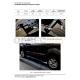 Пороги алюминиевые Rival Silver New для Ford Ecosport 2014-2018