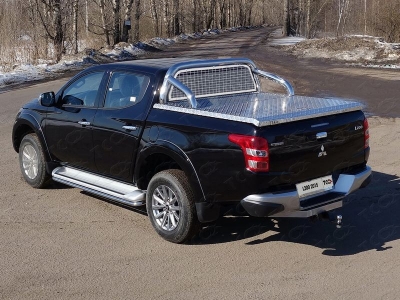 Защита кузова и заднего стекла 76,1 мм для крышки без надписи ТСС для Mitsubishi L200 2019-2021