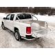 Защита задняя уголки 76 мм ТСС для Volkswagen Amarok 2016-2021