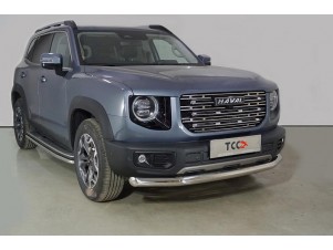 Защита передняя нижняя 76,1 мм для Haval Dargo 2.0 2022 – н.в. HAVDAR22-12
