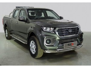 Защита передняя двойная 76-42 мм для Great Wall Wingle № GRWALWING720-37
